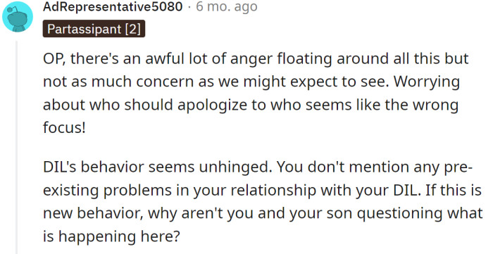 One Redditor advised asking the DIL what's going on