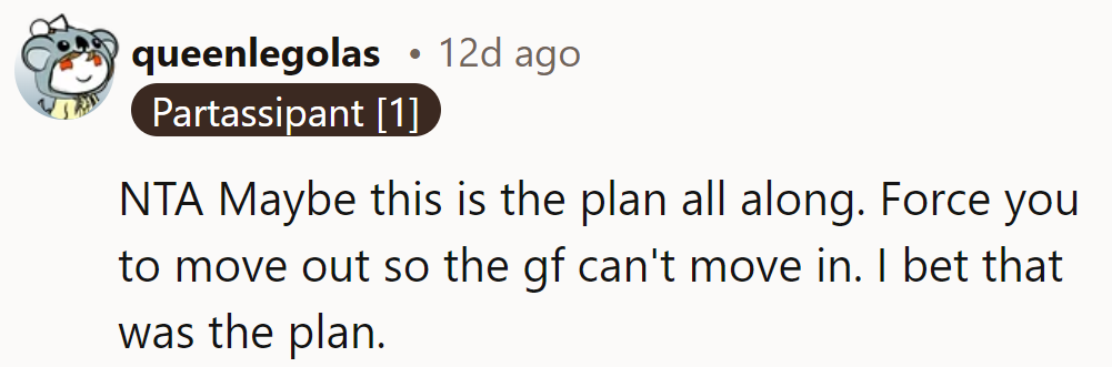 Sounds like it could be a sneaky plan to push her out.