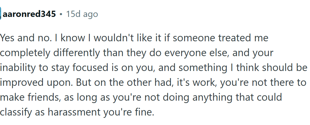 Navigating workplace relationships is often challenging.
