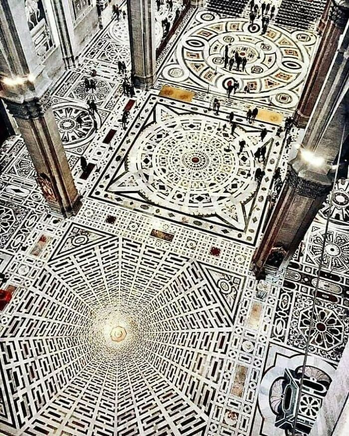 Floor mosaic, Cathedral of Santa Maria del Fiore, Florence, Italy. 13th–15th century CE.
