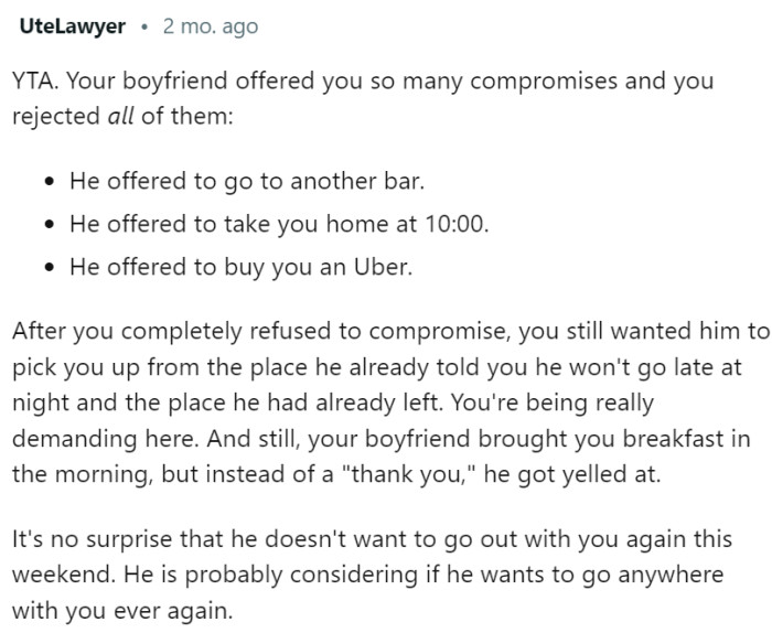 He offered so many compromises