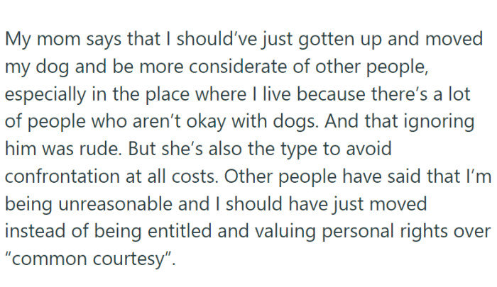 The encounter sparked a debate, with opinions split.