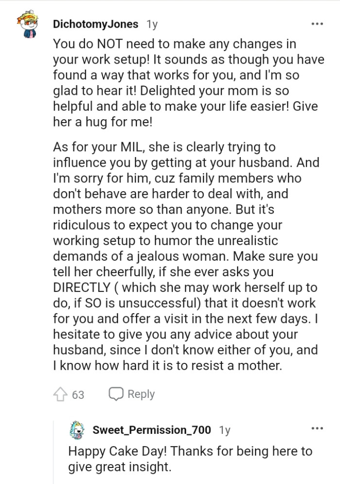 OP's MIL is clearly trying to influence her by getting at her husband