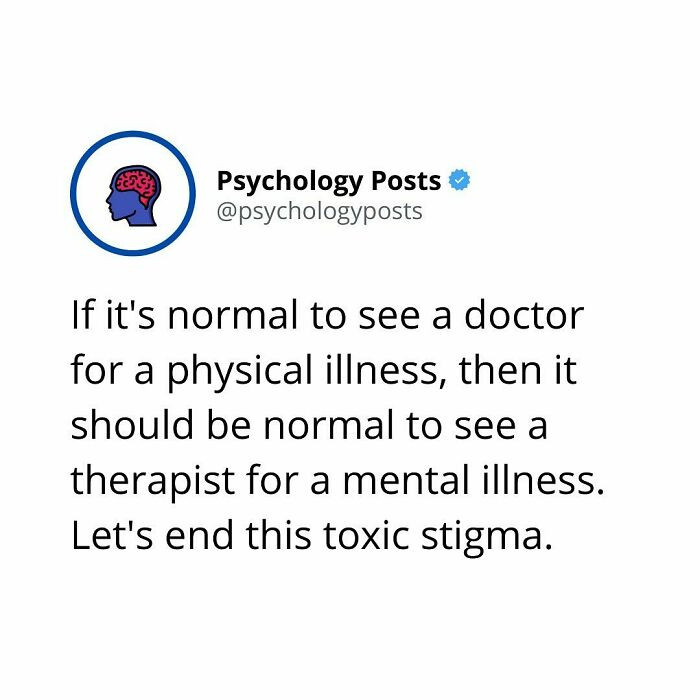Awareness and understanding will end the stigma.