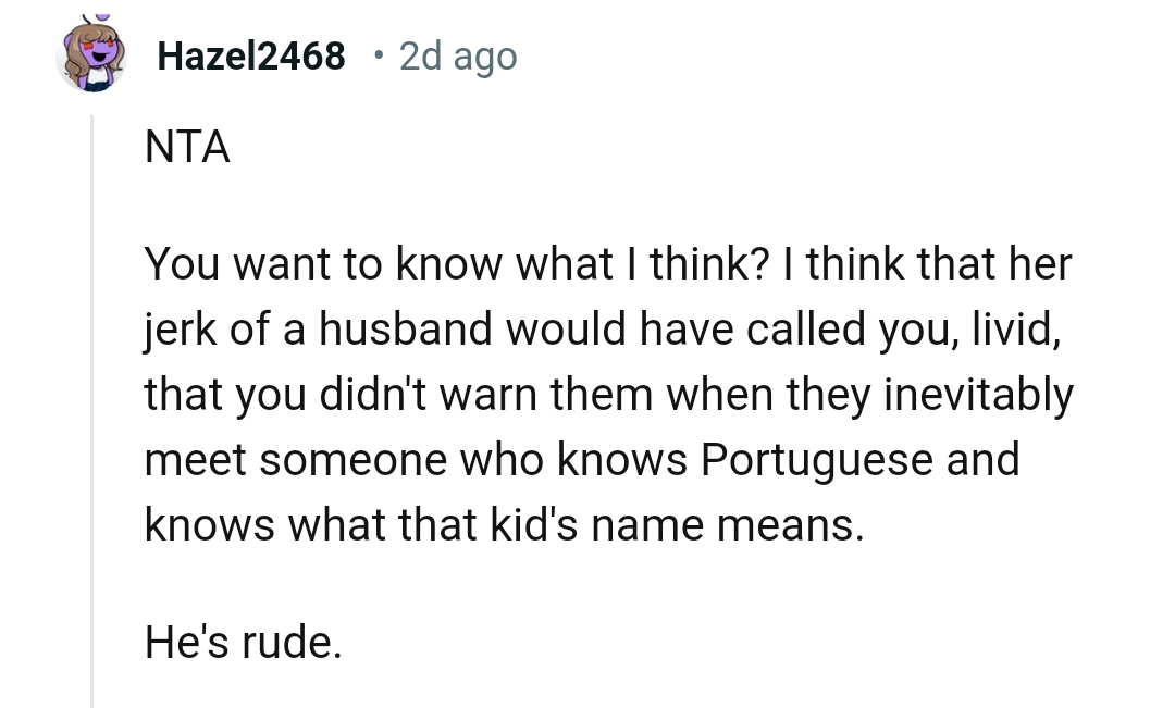 The Friend's Husband Is Rude