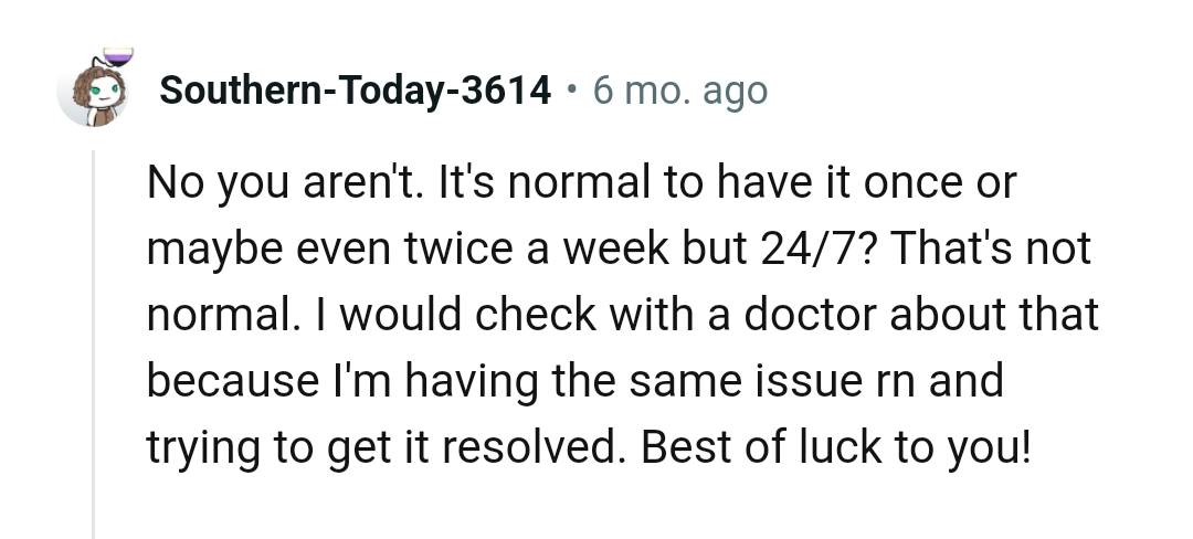 This Redditor would check with the doctor
