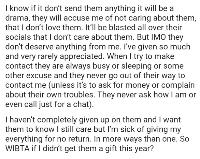 When the OP tries to make contact, they are always busy, sleeping, or have some other excuse