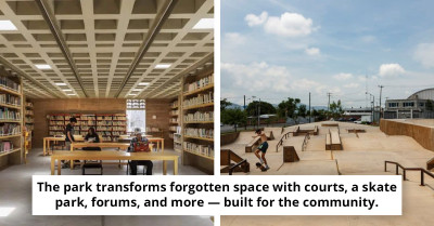 A Forgotten Industrial Zone Reborn - CIVAC Linear Park Transforms Jiutepec, Morelos