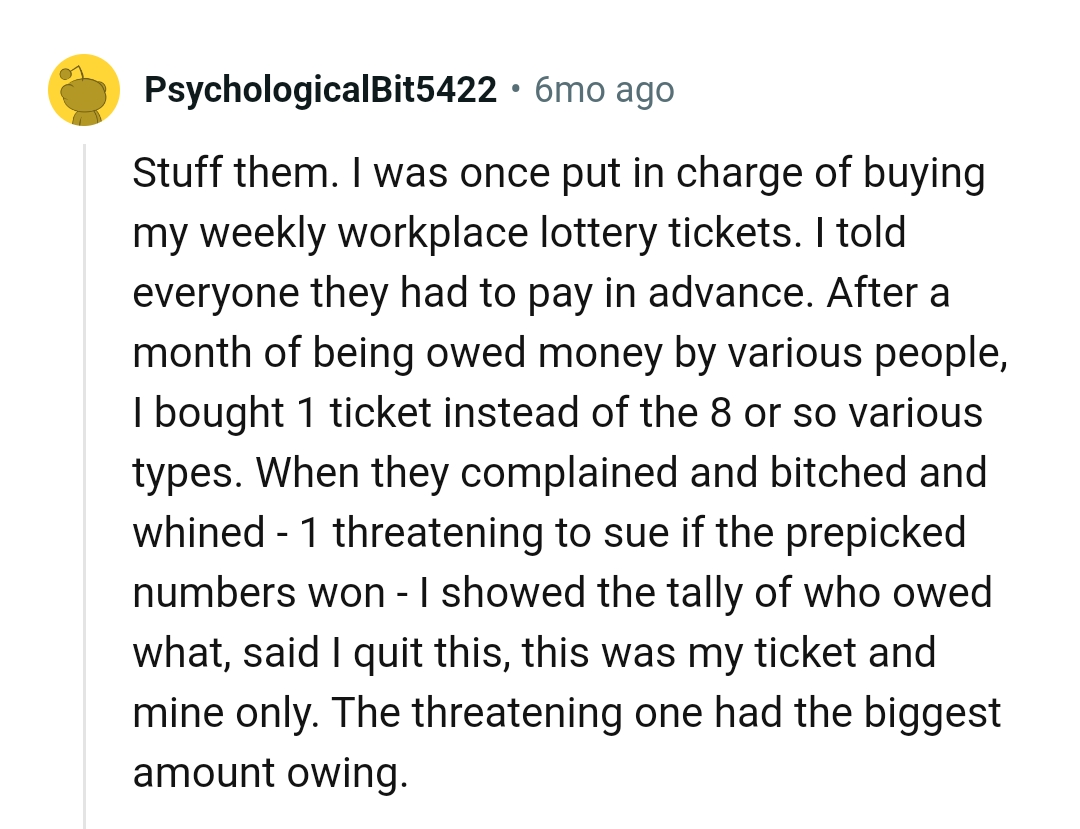 This Redditor has a similar story to share