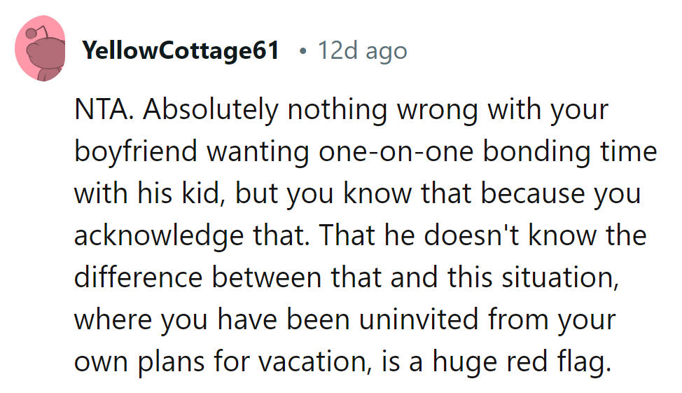 Huge red flag, indeed!