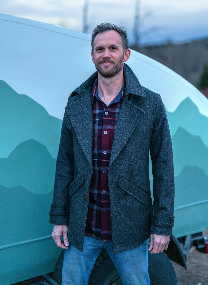 "I Patterned And Sewed This Wool Coat!"