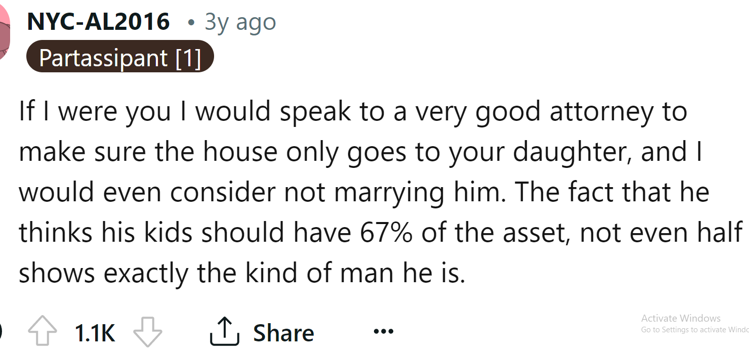 The OP should contact her lawyer