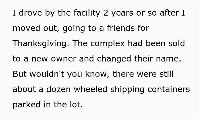 The OP Drives by the Facility