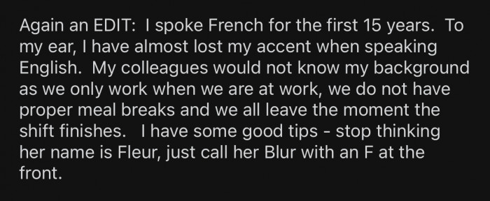 Soon after that, OP added a second EDIT for even more context.