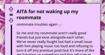 Roommate Angry At Redditor For Not Waking Him Up For An Exam After He Told Him That His Sleep Patterns Are None Of His Business