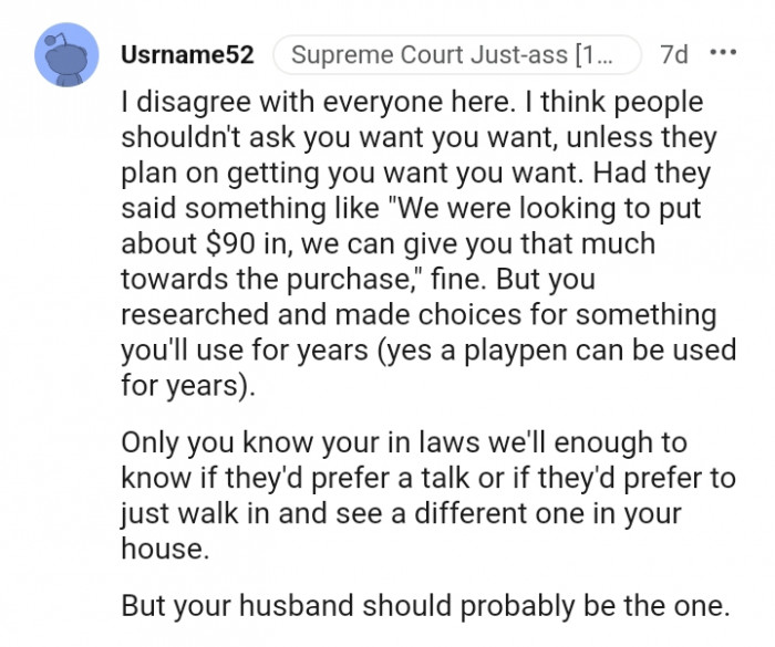 You did research and made choices for something you'll use