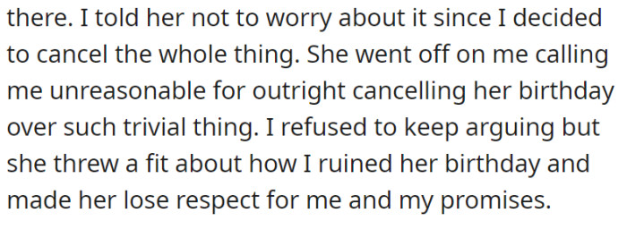 This is why OP got mad.