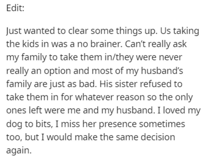 OP provided an edit to the story in order to explain some things