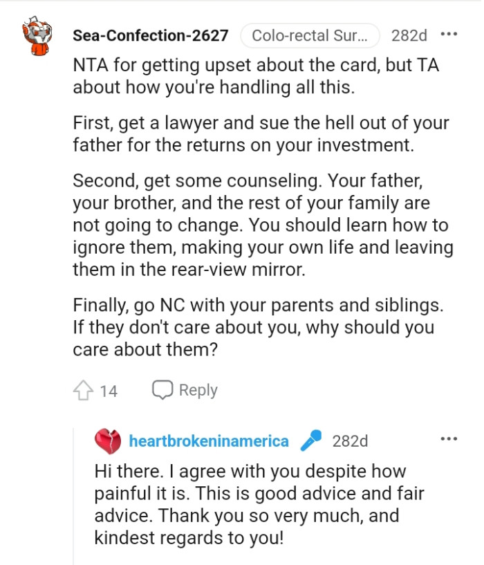 Why should the OP care about them?