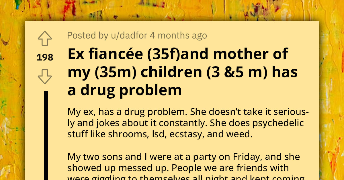 Dad Concerned About His Children Being Around Their Mother Who Is Currently Struggling With Drugs