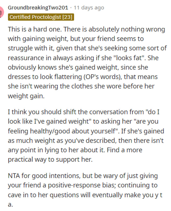 This person came with pretty good advice on how to deter the actual question.