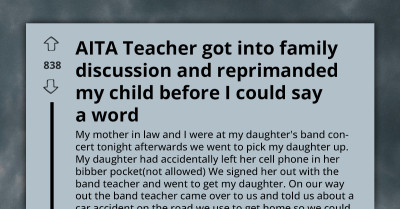 Teacher Pulls Student Away From Her Mom to Scold Her in Public After Family Argument
