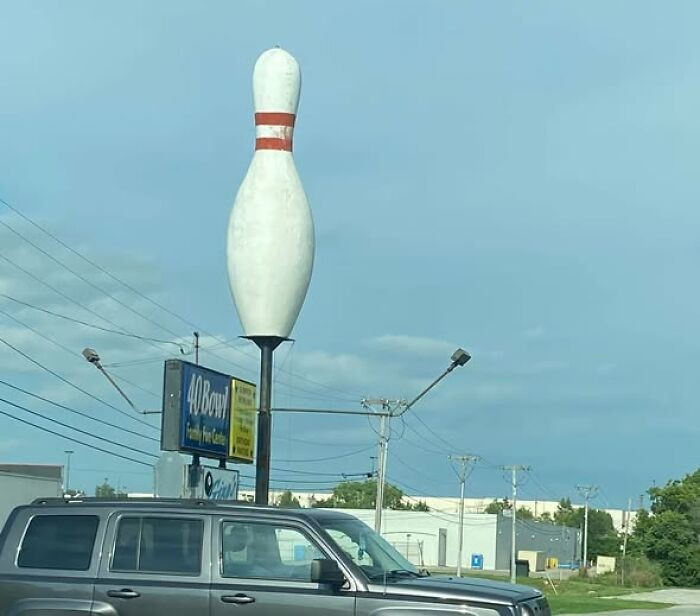 "A Giant Bowling Pin Somewhere In Indiana"