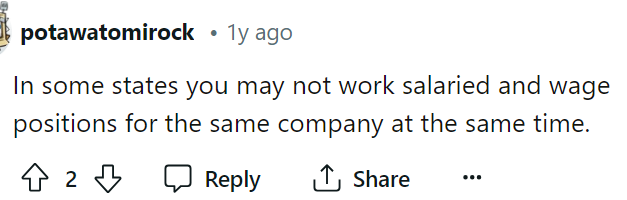 This is definitely something to keep in mind when considering this situation, yet they still asked her again.