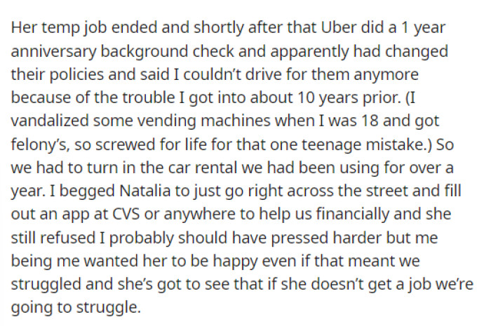 He elaborates on what happened during this time and how they discussed divorce.