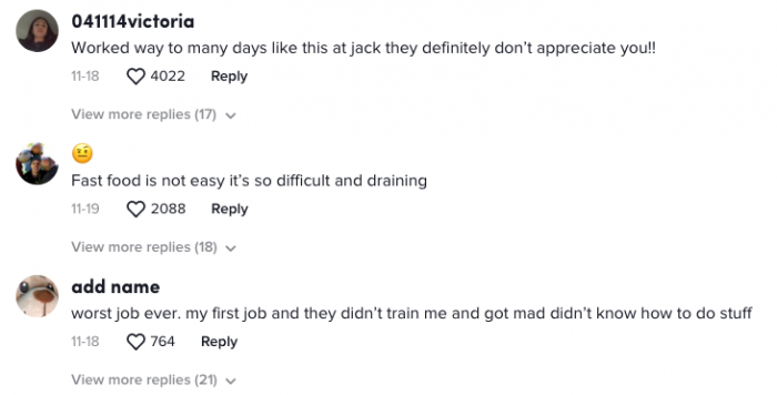 This is when people came to the comments to share their opinions.