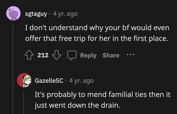 That generous olive branch is now permanently burned thanks to her entitlement.