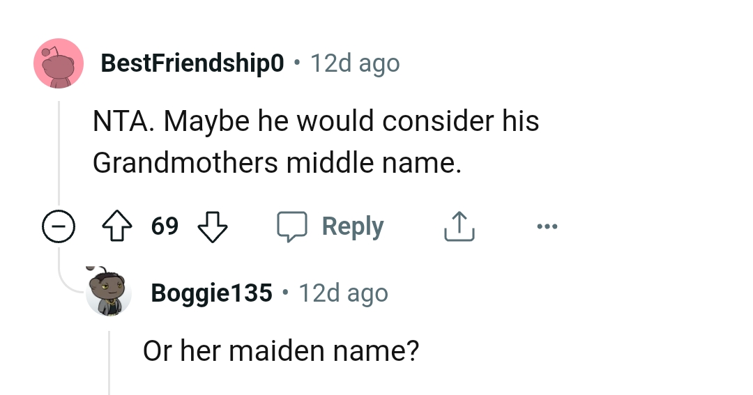 The grandma's middle name