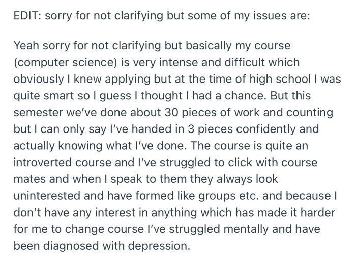 Some clarity on the situation