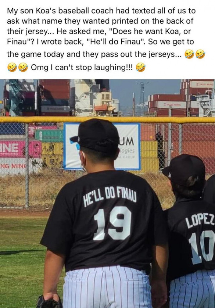 15. “From a Facebook group my wife is in”