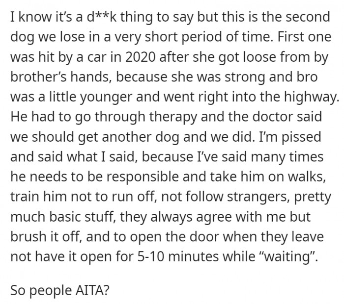 It was not even the first time the accident happened