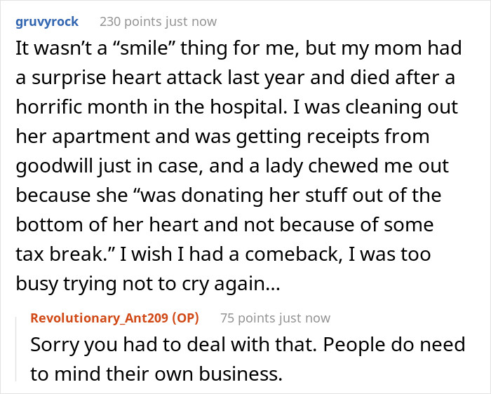 6. I wish I had a comeback