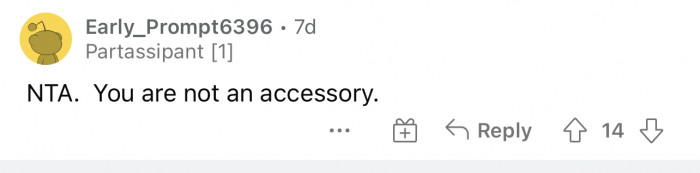 Simply put, but it makes a lot of sense in this situation.