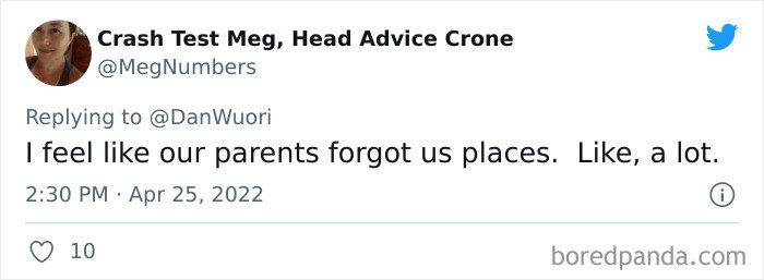 22. Parents forgot their kids in different places