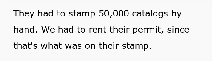 50,000—that's enough to make our hands fall off!