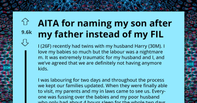 FIL Gets His Hopes Dashed As His Daughter-In-Law Decides To Name Her Child After Her Own Father