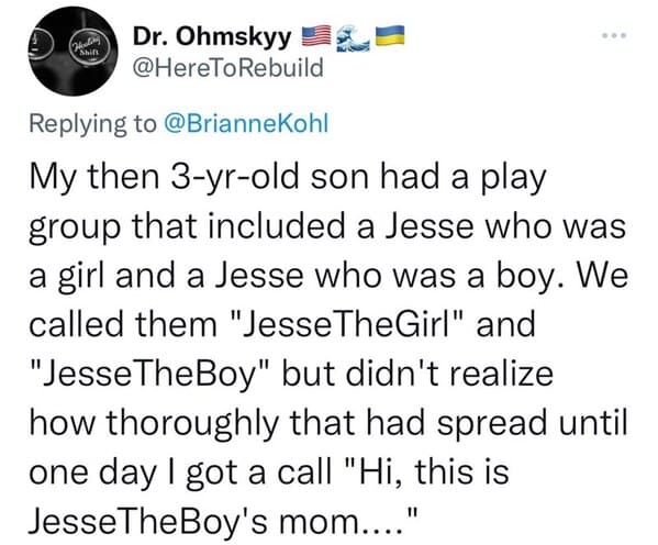 3. She just had to make it clear