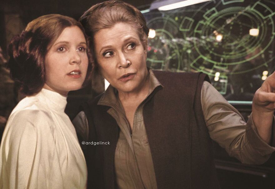 7. Carrie Fisher And Princess Leia