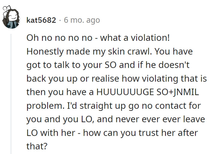 Violation alert! If SO doesn't get it, colossal SO+JNMIL problem.