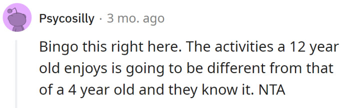 They know that it is difficult to fit their interests