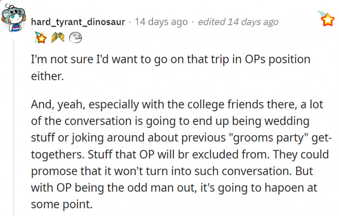 9. OP would have been left out of most conversations