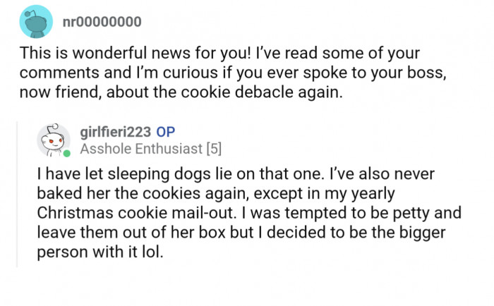 girlfieri223 only continued to show what a stand up person she is