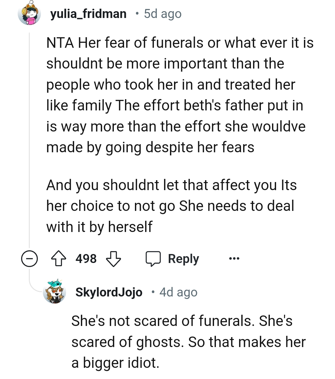 Her Fear Should Not Be More Important Than the People Who Treated Her as Family