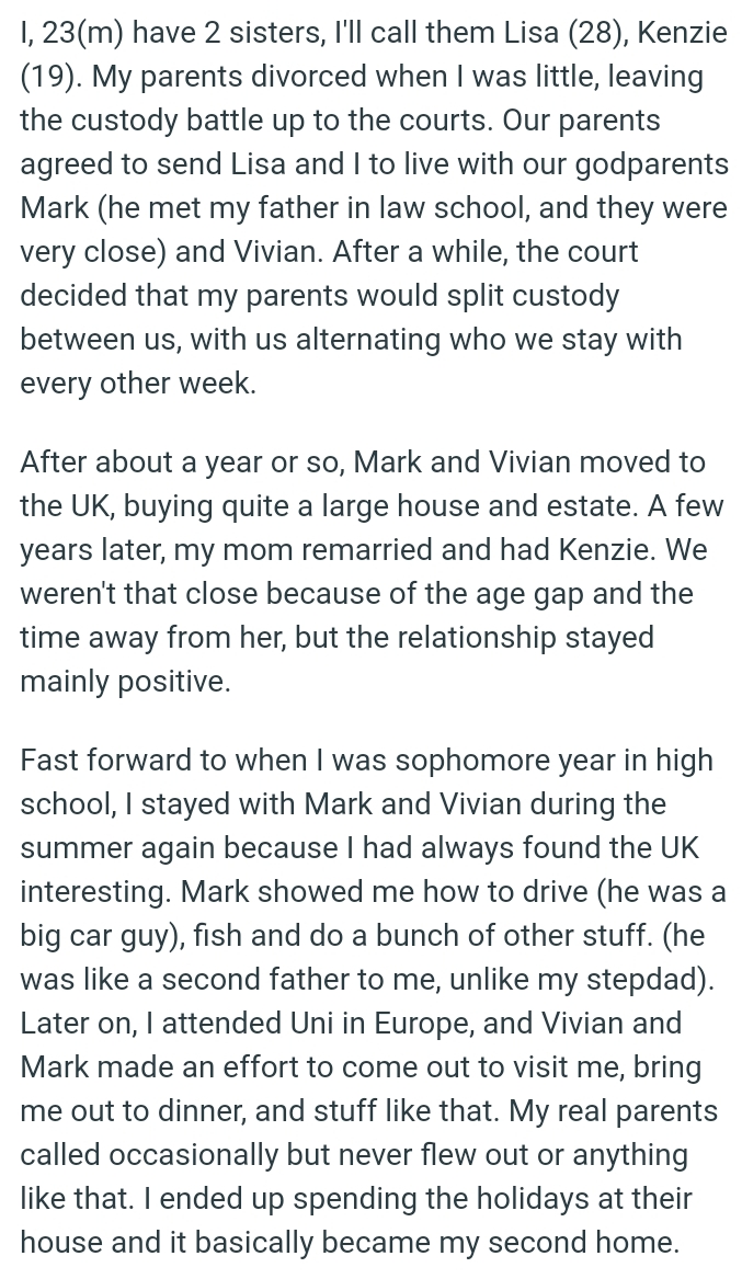 OP kicks off his story