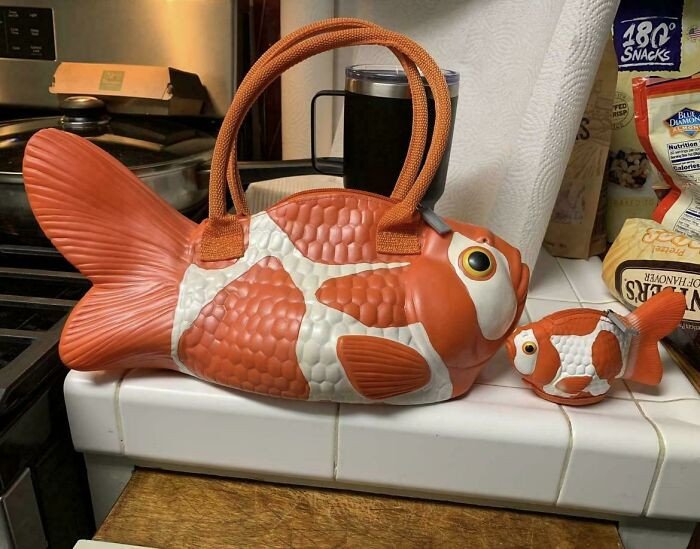 "This Koi Fish Purse W/Baby Koi Coin Purse"