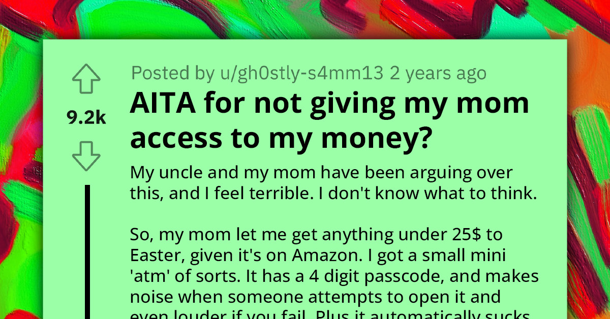 Redditor In Shock After Catching Their Mother Red-Handed Attempting To Raid Their Safe